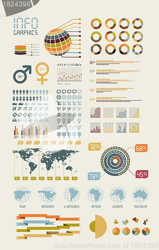 Image of Detail infographic vector illustration.