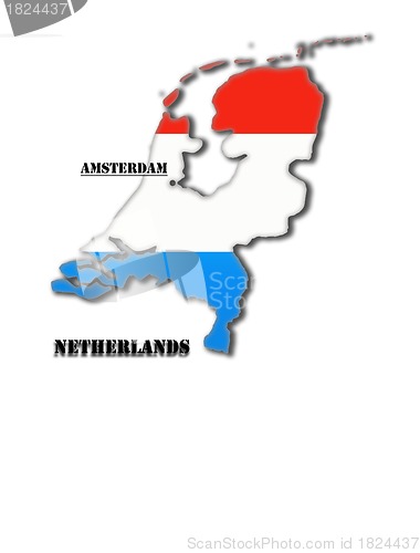 Image of Map of Holland