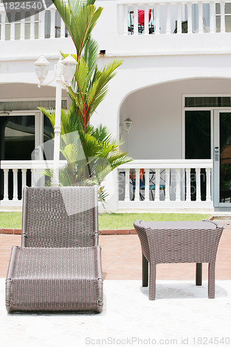 Image of chaise lounge in the terrace