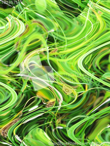 Image of Green abstract background
