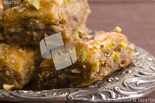 Image of Baklava - traditional middle east sweet desert