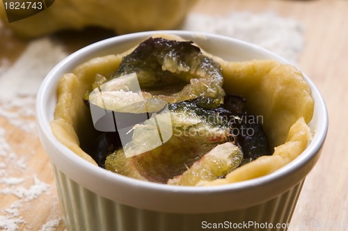 Image of Plum tart ingredients