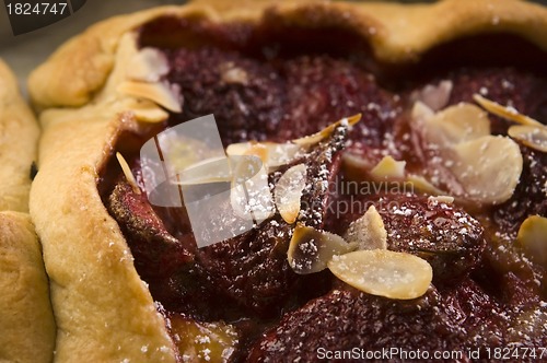 Image of Homemade tart with berry fruits