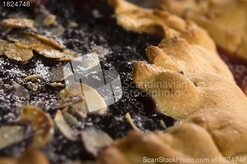 Image of Homemade tart with berry fruits