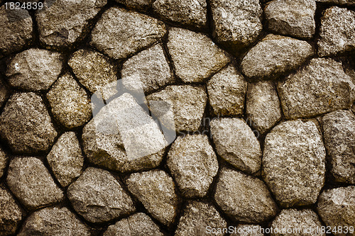 Image of Rough stone masonry background