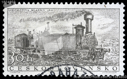 Image of Stamp printed in Czechoslovakia showing the 'Kladno' Locomotive