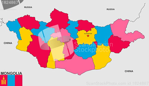 Image of mongolia map