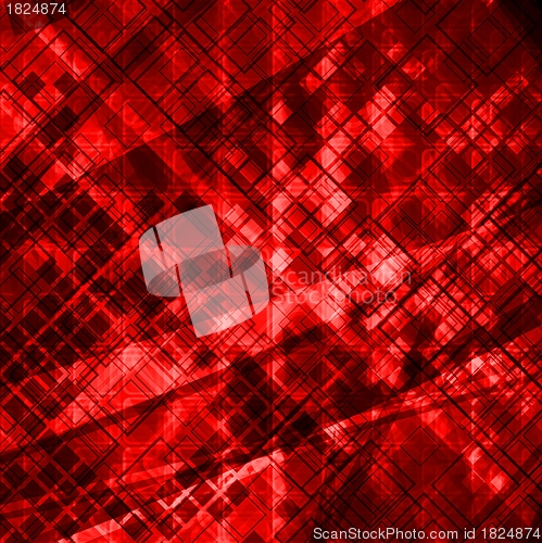 Image of Red grunge design