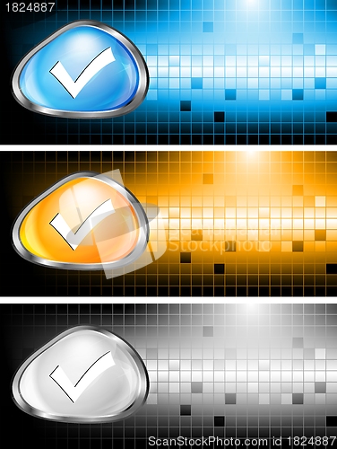 Image of Set of web banners
