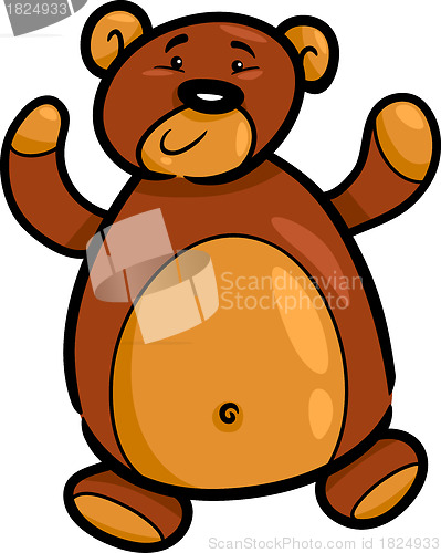 Image of cute teddy bear cartoon