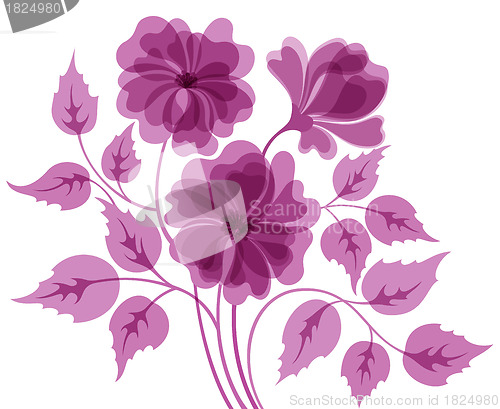 Image of Colorful flower background