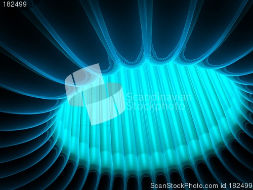 Image of Blue 3d Tunnel