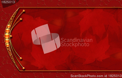 Image of Autum photobackground layout