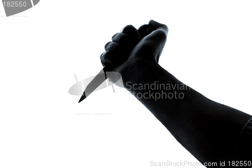 Image of knife attack