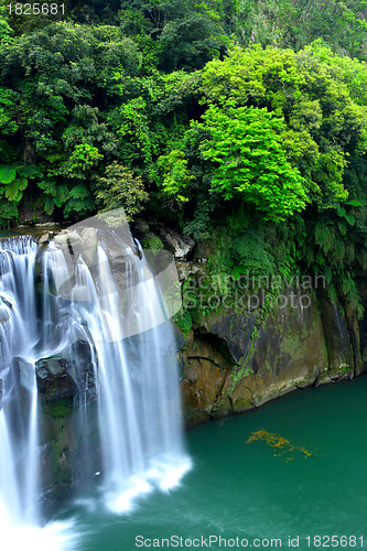 Image of waterfall in taiwan