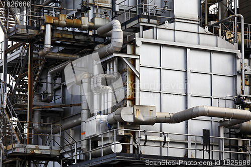 Image of Industrial building, Steel pipelines