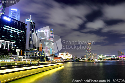 Image of Singapore night view