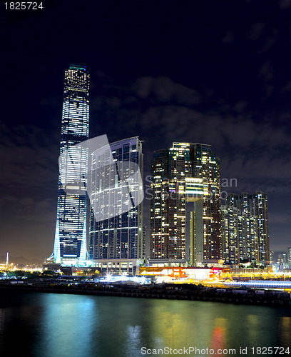 Image of kowloon at night