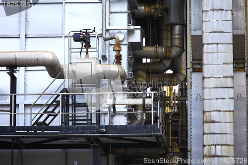 Image of Industrial building, Steel pipeline