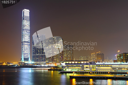 Image of kowloon at night