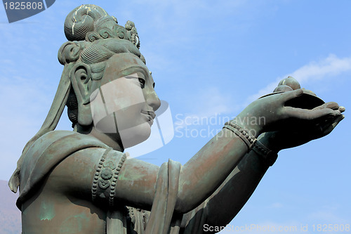 Image of statue in chinese temple