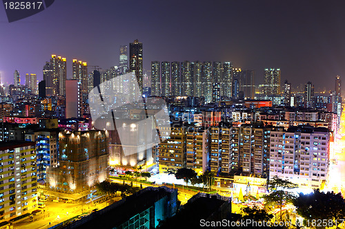 Image of Hong Kong crowded urban