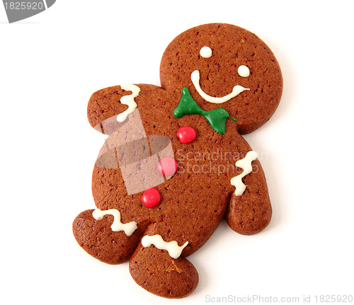 Image of gingerbread man cookie