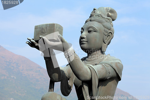 Image of statue in chinese temple