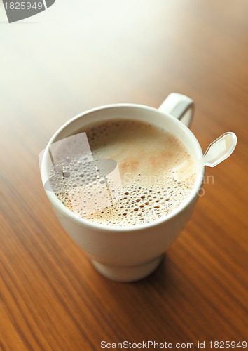Image of coffee cup on table