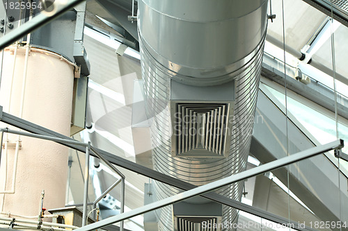 Image of ventilation pipe of air condition