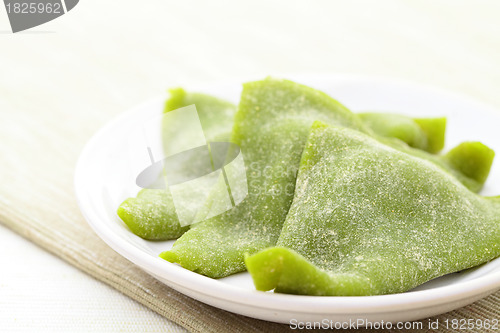 Image of traditional japanese dessert