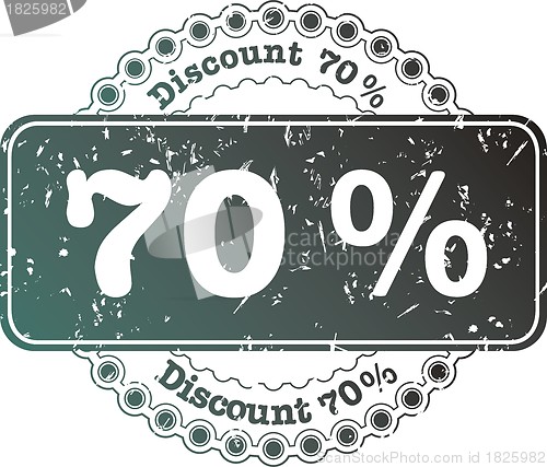 Image of Stamp Discount seventy percent