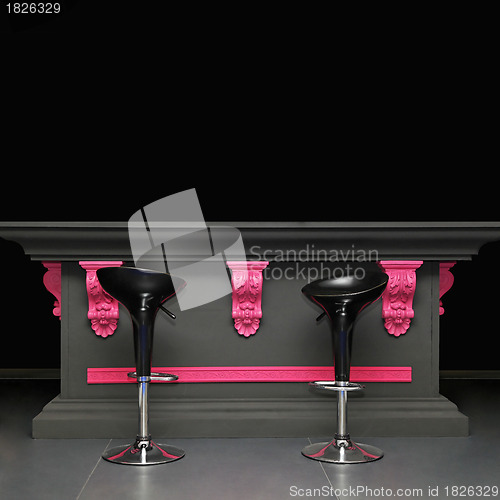 Image of Bar and stools