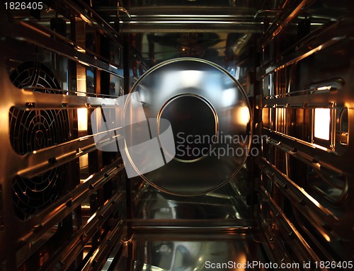 Image of steel oven background 