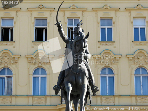 Image of Statue of  Josip Jelacic in Zagreb 