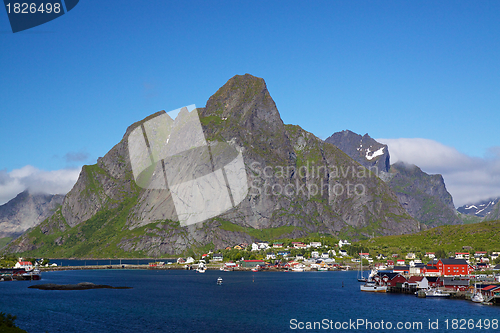 Image of Picturesque town of Reine