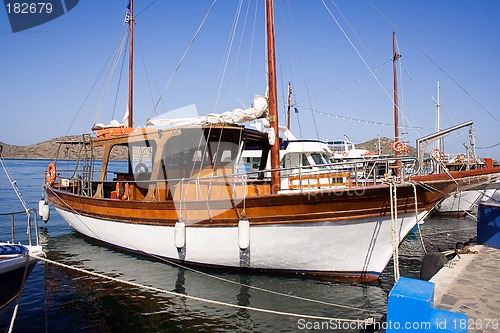 Image of Docked Yacht