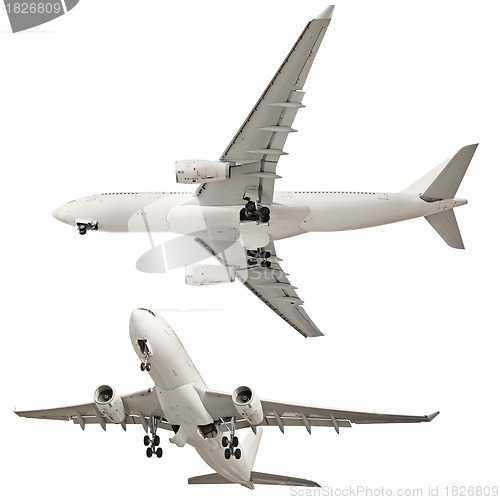Image of Airplane isolated on white background