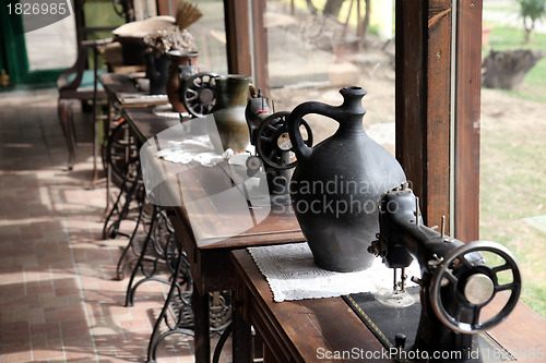 Image of Antique sewing machines