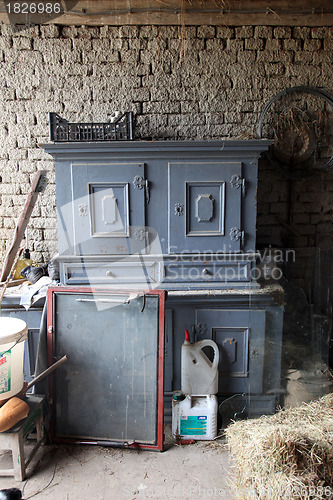 Image of Cabinet found in an abandoned building