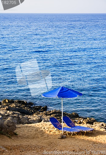 Image of Two Abandoned Beach Chairs