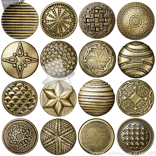 Image of Bronze buttons