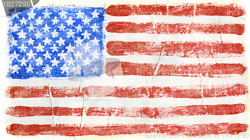 Image of Painted flag