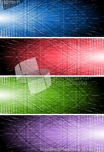 Image of Bright vector banners