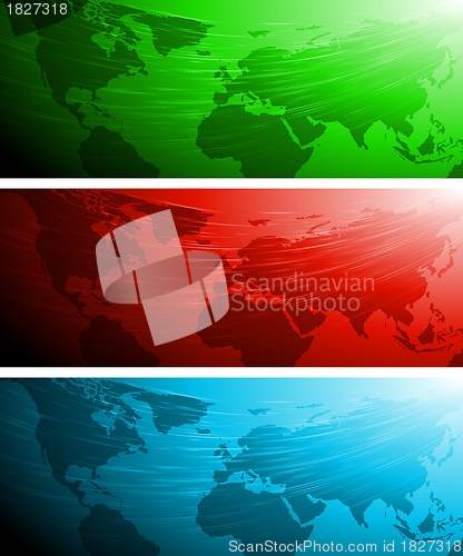 Image of Abstract technical banners