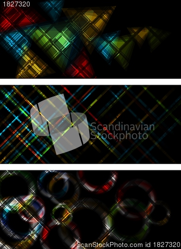 Image of Multicolored banners