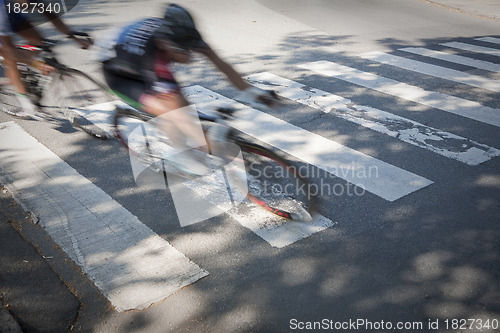 Image of Urban cycling race