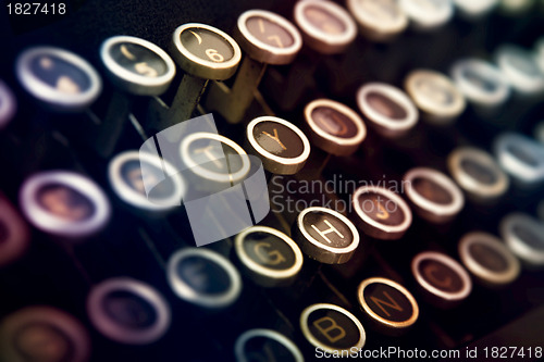 Image of Typewriter keyboard