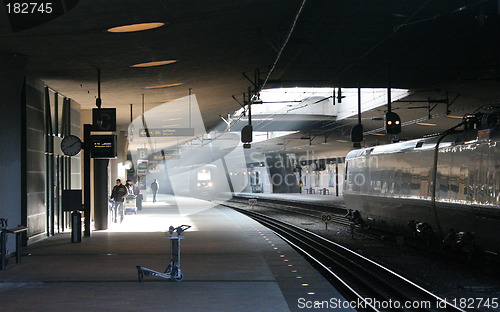 Image of Trains in the mist