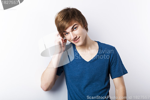 Image of Young man with a thinking face